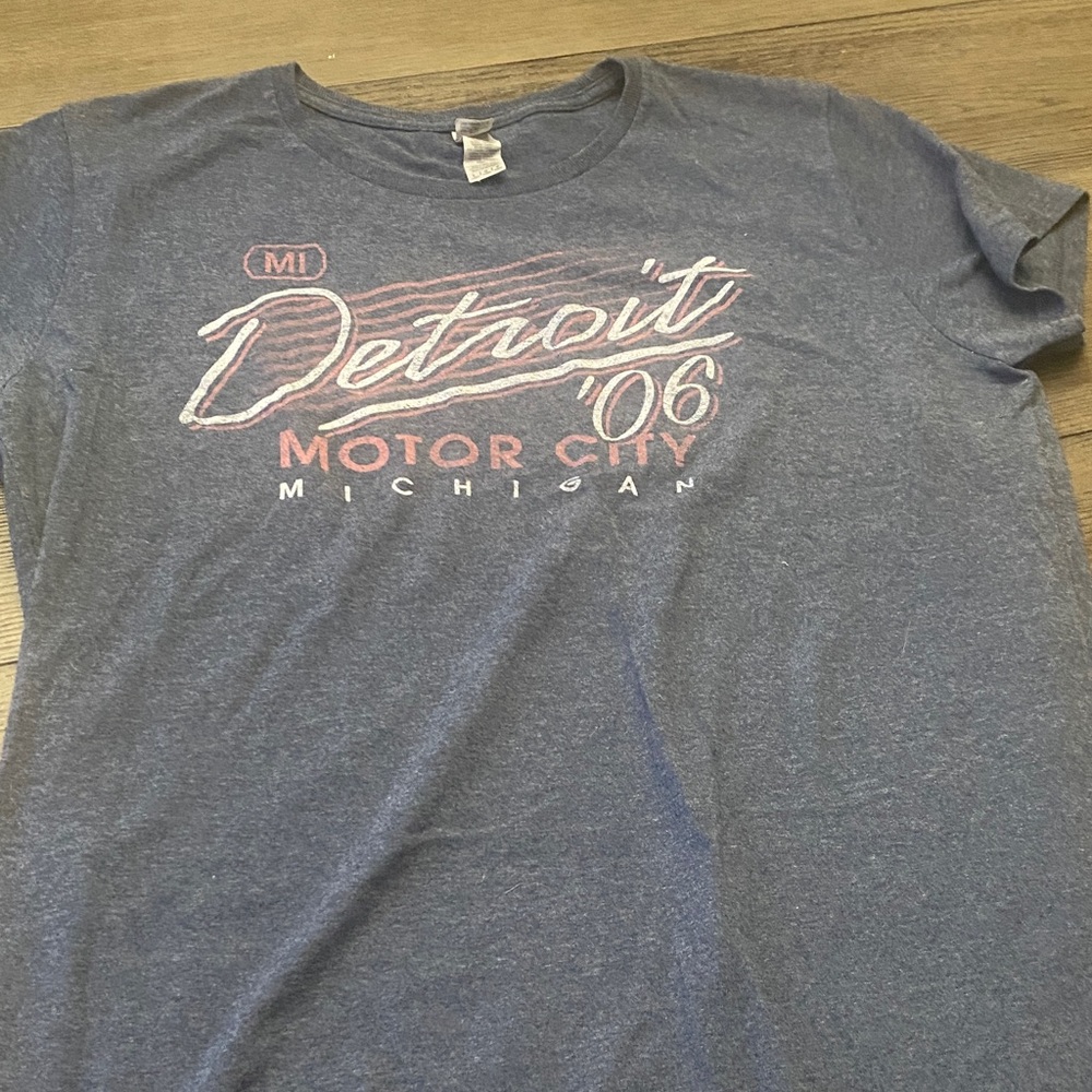 Detroit Motor City '06 Graphic Tee - Blue